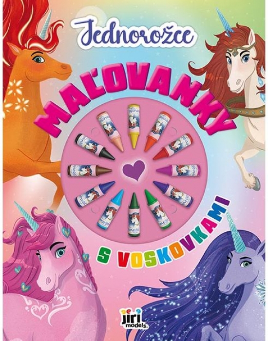 Obrazok Maľovanky s voskovkami - Jednorožce