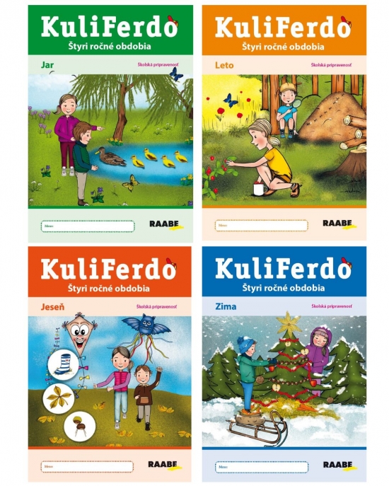 Obrazok Kuliferdo - štyri ročné obdobia ( sada 4 ks)