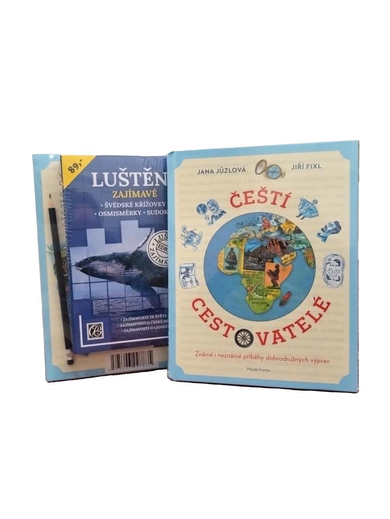 Obrázok Balíček Čeští cestovatelé + křížovky s tužkou