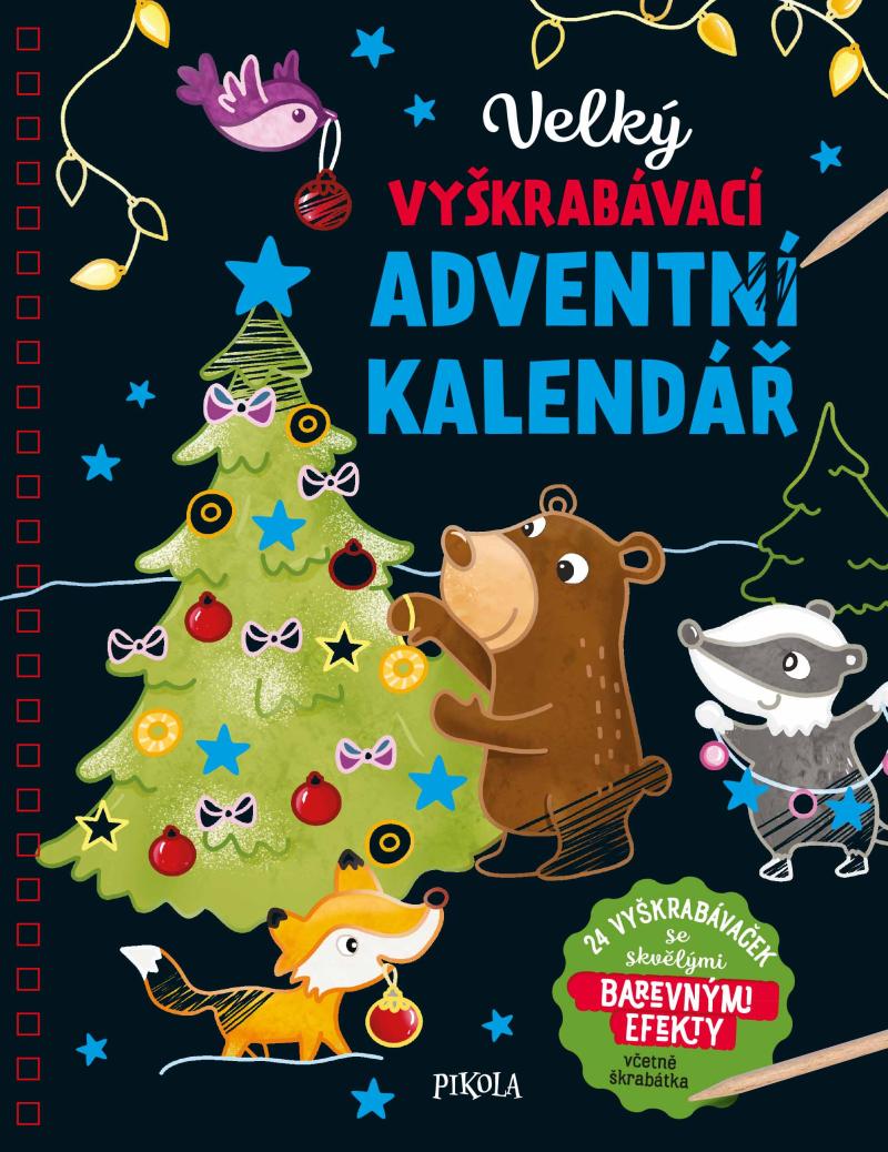 Obrázok Velký vyškrabávací adventní kalendář