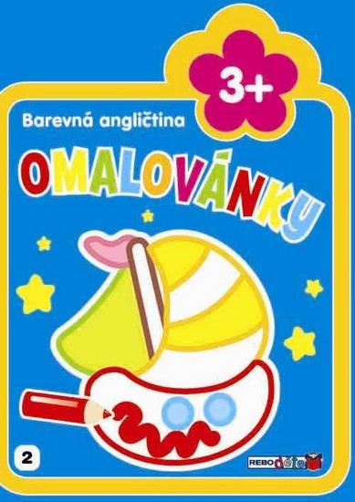 Obrázok Lodička - Barevná angličtina - omalovánky