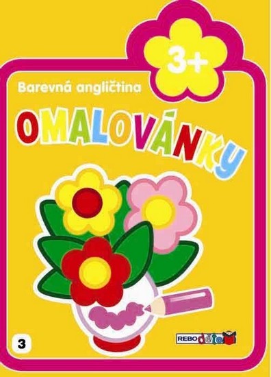 Obrázok Kytička - Barevná angličtina - omalovánky