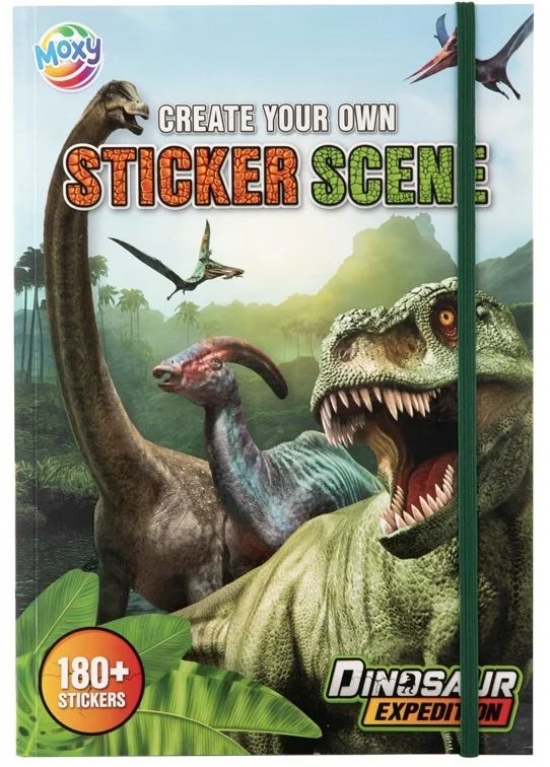 Obrázok Dinosauria kniha samolepiek