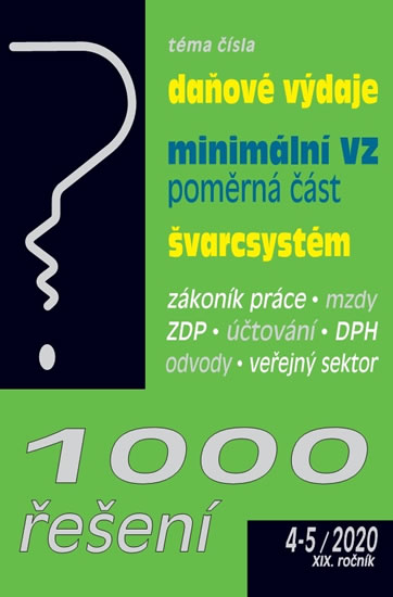 Obrázok 1000 řešení 4-5/2020 - Minimální vyměřov