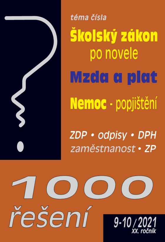 Obrázok 1000 řešení č. 9-10/2021, Školský zákon