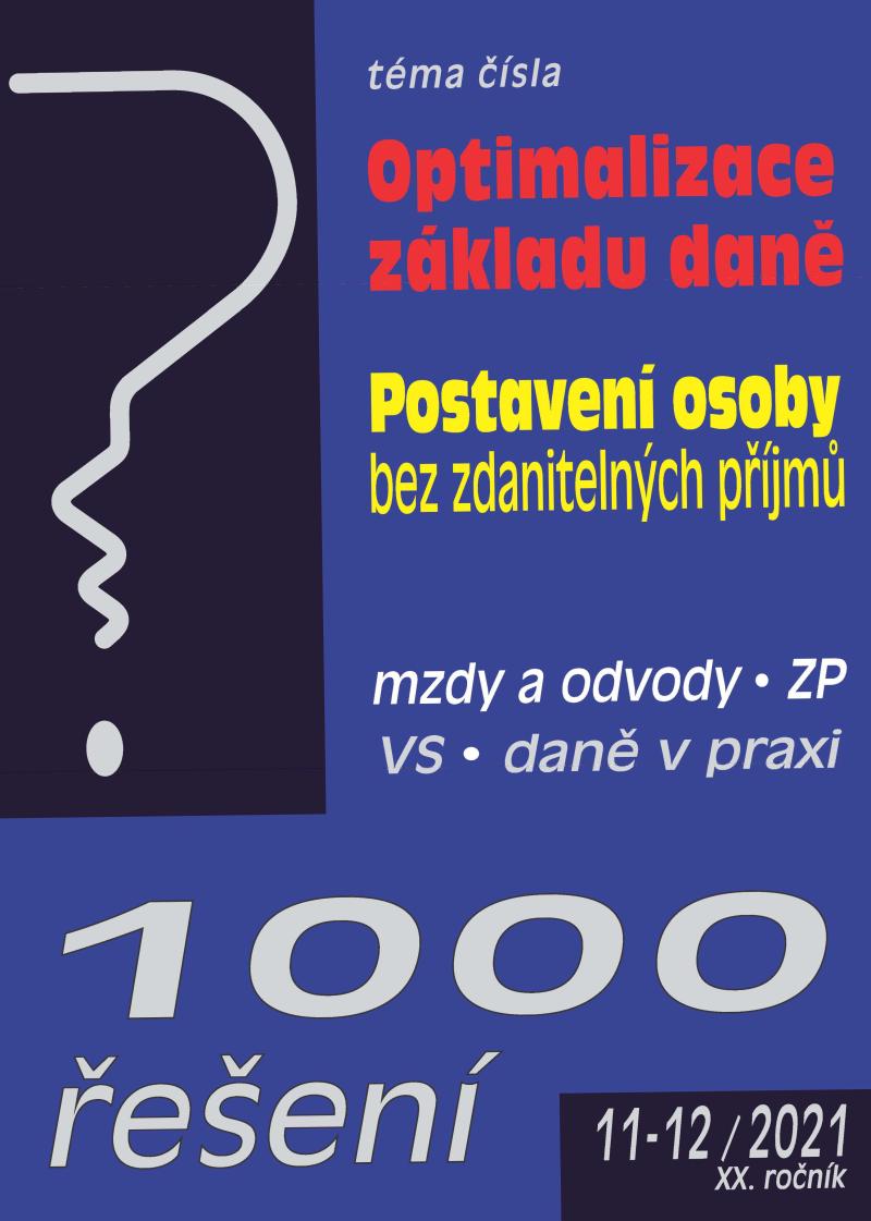Obrázok 1000 řešení č. 11-12/2021 Školský zákon