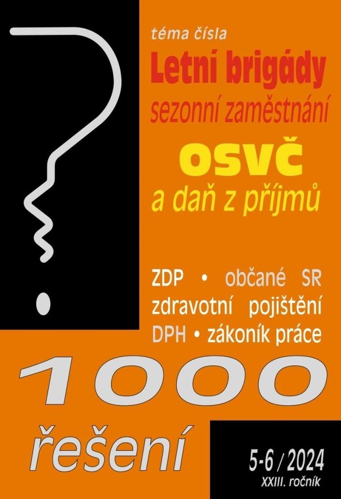 Obrázok 1000 řešení 5-6/2024 Letní brigády
