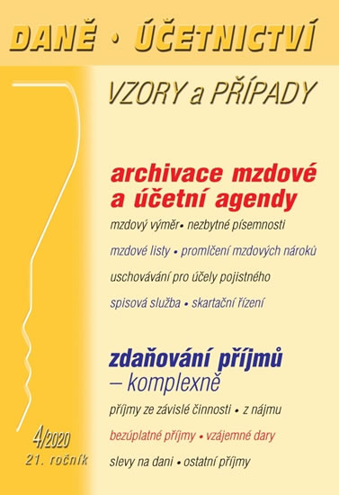 Obrázok DÚVaP 4/2020 - Archivace účetní a mzdové agendy - Zdaňování příjmů FO -komplexně