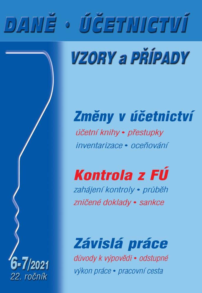 Obrázok DÚVaP 6-7/2021 Závislá práce, Změny v účetnictví
