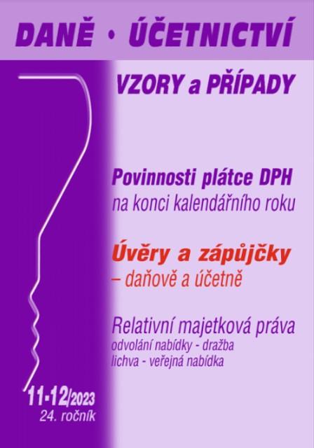 Obrázok DÚVaP 11-12/2023 DPH na konci roku 2023, Úvěry a zápůjčky
