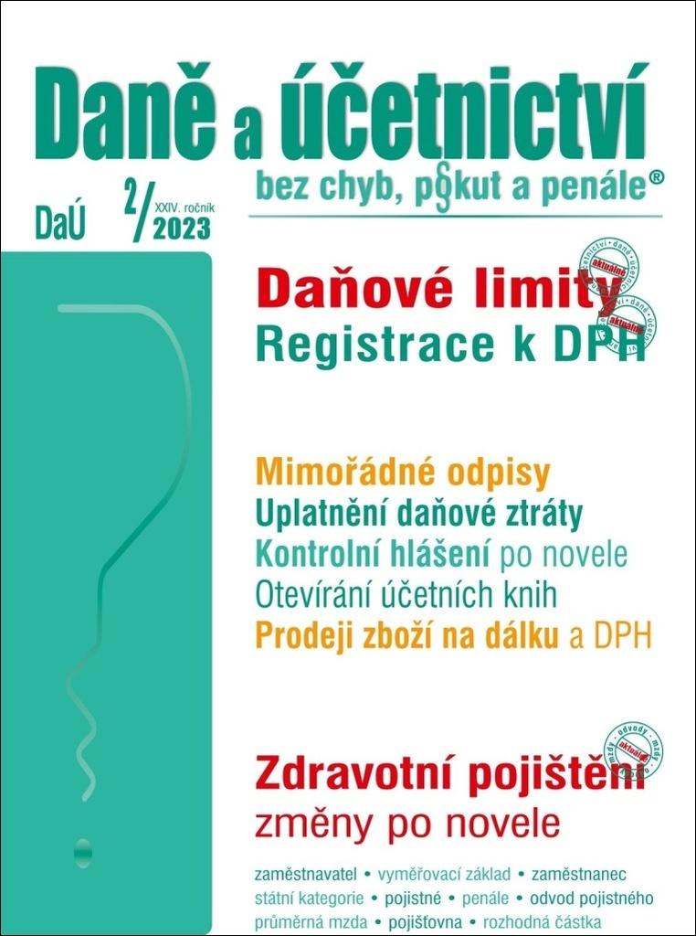Obrázok DaÚ 2/2023 Daňové parametry v ZDP po novele