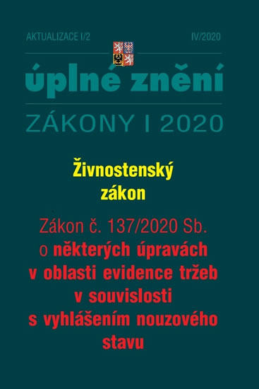 Obrázok Aktualizace I/2 - Živnostenský zákon, Zá