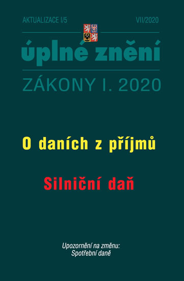 Obrázok Aktualizace I/5 2020 O daních z příjmu, Silniční daň - Zmírnění dopadu pandemie nemoci COVID-19 na ekonomiku České republiky.