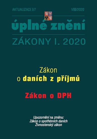 Obrázok Aktualizace I/7 2020 - Úplné znění Zákona