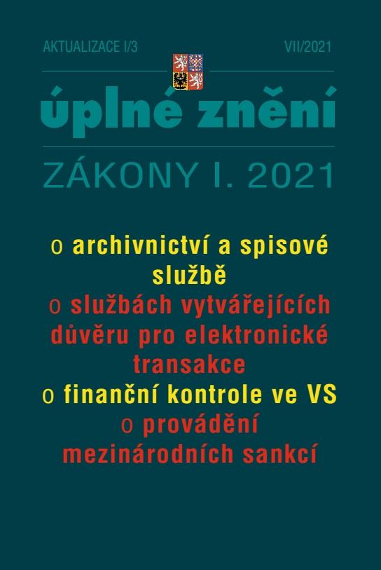 Obrázok Aktualizace I/3 Archivnictví a spisová služba, Zákon o finanční kontrole, Zákon o daních z příjmů