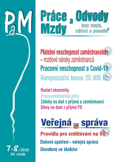 Obrázok PaM 7-8/2020 - Práce a mzdy bez chyb, po