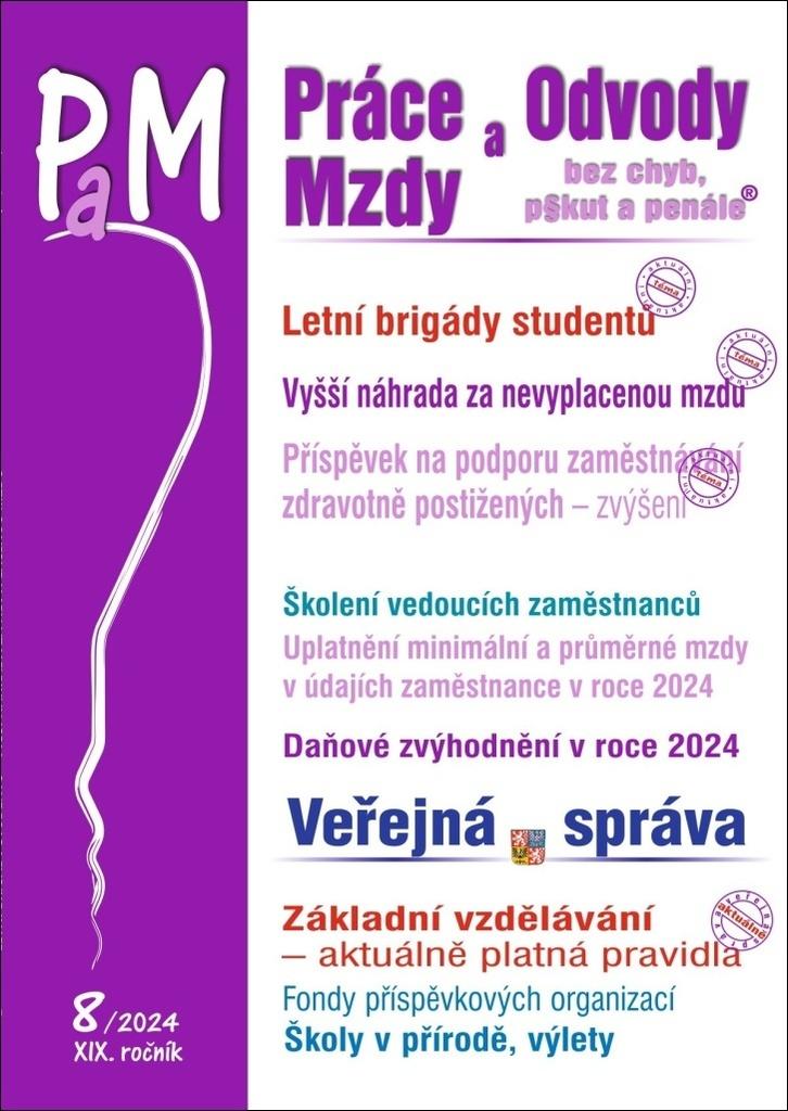Obrázok PaM 8/2024 Letní brigády studentů, Vyšší náhrada za nevyplacenou mzdu