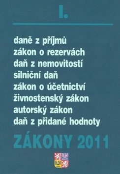 Obrázok Zákony I A /2021 Daňový řád, DPH, ZDP - Daně z příjmů, rozpočtová pravidla, spotřební daně, hazardní hry, zákon o dani z nemovitostí, silniční daň, evidence tržeb, finanční správa ČR, DPH, celní zákon