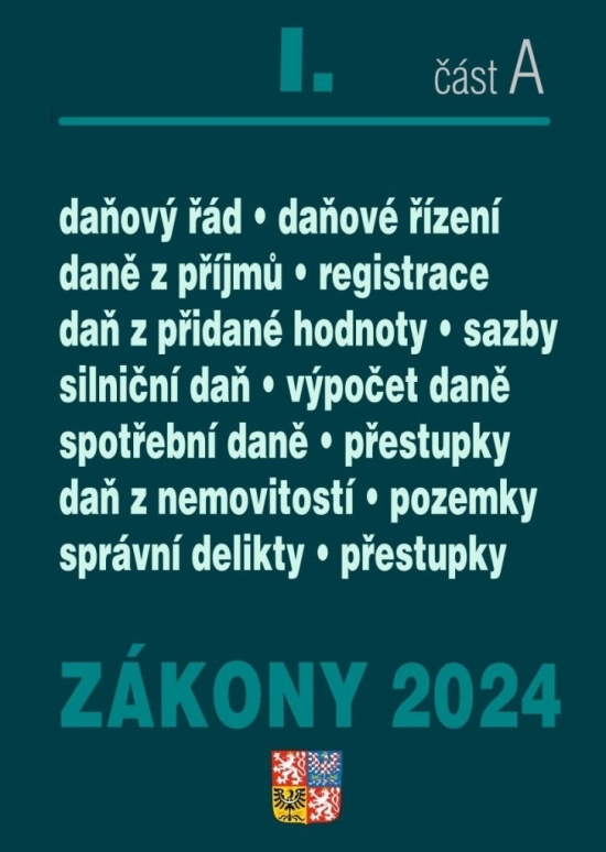 Obrázok Zákony I A/2024 Daňové zákony