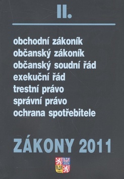 Obrázok Zákony IIA/2021 Občanský zákoník - Obchodní korporace, Občanský soudní řád, Jednací řád pro soudy, Živnostenský zákon, Autorské právo