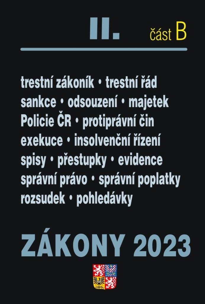 Obrázok Zákony II B/2023 Trestní právo