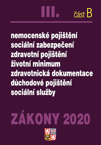 Obrázok Zákony III část B 2020 – Odvody – Úplná