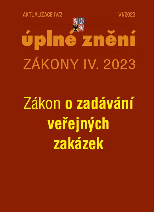 Obrázok Aktualizace IV/2 2023 Úplné znění Zákony IV.