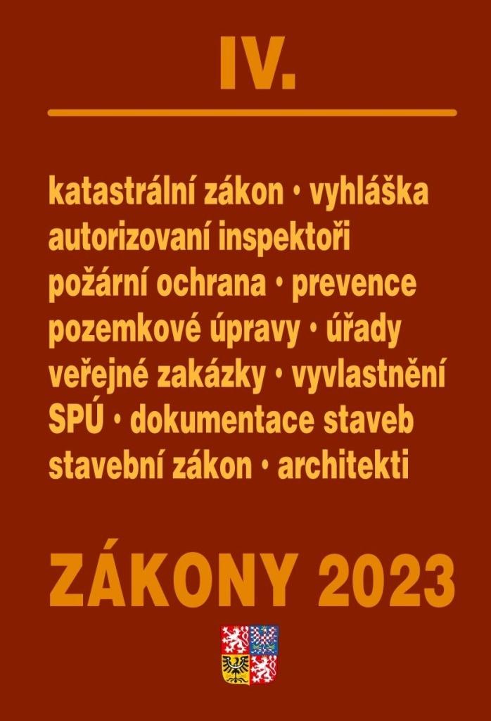 Obrázok Zákony IV/2023 Stavebnictví, půda