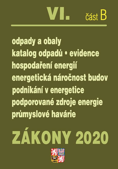 Obrázok Zákony VI část B 2020 – Odpady, Obaly -