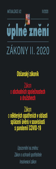 Obrázok Aktualizace II/2 – Občanský zákoník, Zák