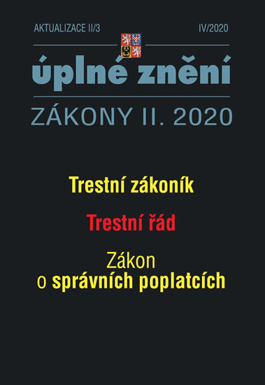 Obrázok Aktualizace II/3 – Trestní zákoník, Tres