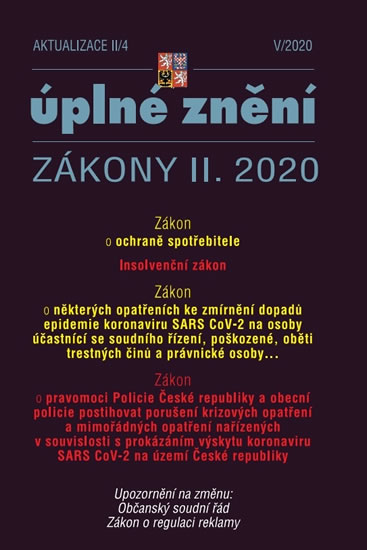 Obrázok Aktualizace II/4 – Zákon o ochraně spotřebitele, Insolvenční zákon