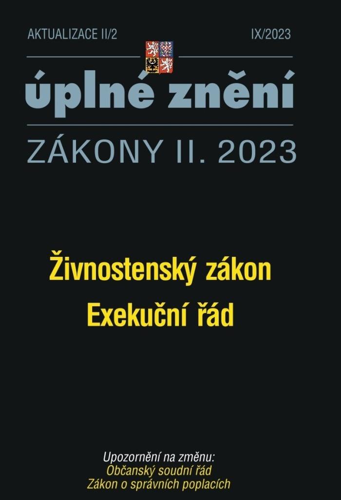 Obrázok Aktualizace II/2 2023 Živnostenský zákon, Exekuční řád