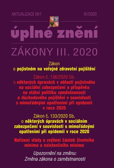 Obrázok Aktualizace III/1 - Zákon o pojistném na