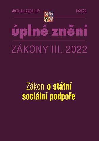 Obrázok Aktualizace III/1 Zákon o státní sociální podpoře
