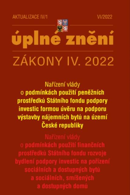 Obrázok Aktualizace 2022 IV/1 - O podmínkách použití peněžních prostředků Státního fondu podpory investic