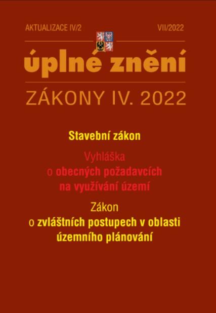 Obrázok Aktualizace IV/2 2022 Stavební zákon, územní plánování