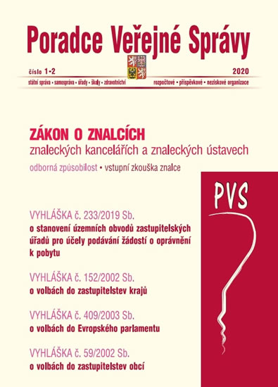 Obrázok PVS 1-2/2020 Zákon o znalcích, znaleckýc
