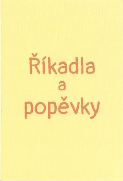 Obrázok Říkadla a popěvky