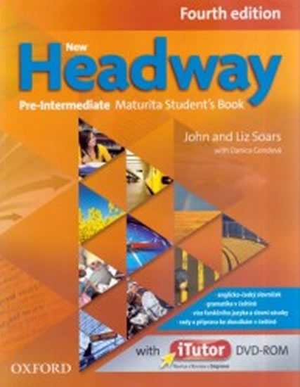 Obrázok New Headway Fourth Edition Pre-Intermediate Maturita Student´s Book + iTutor DVD CZ