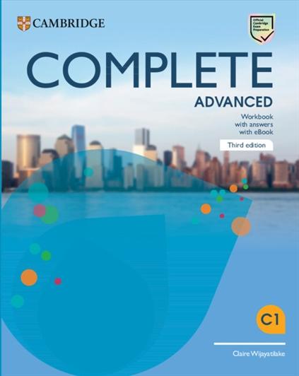Obrázok Complete Advanced Workbook with Answers with eBook, 3rd edition