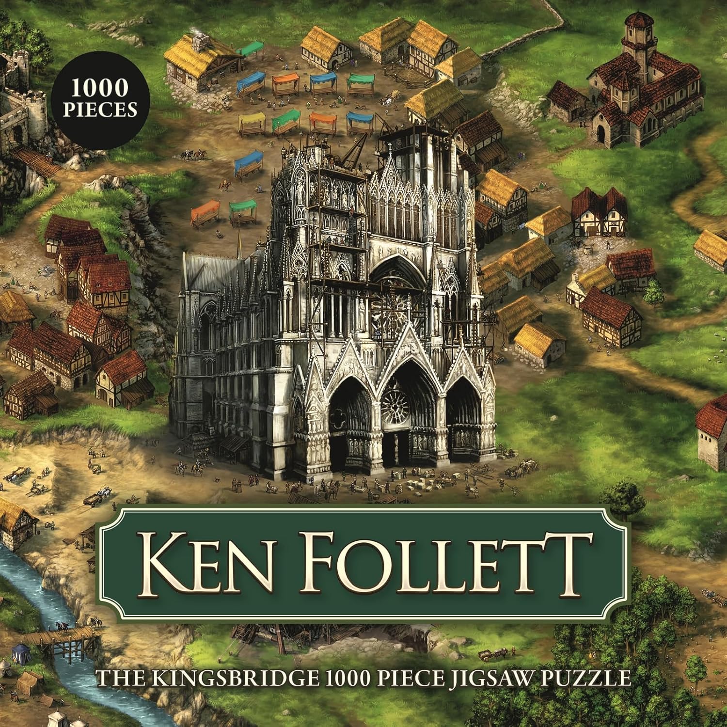 Obrázok Ken Follett: The Kingsbridge 1000-piece jigsaw puzzle