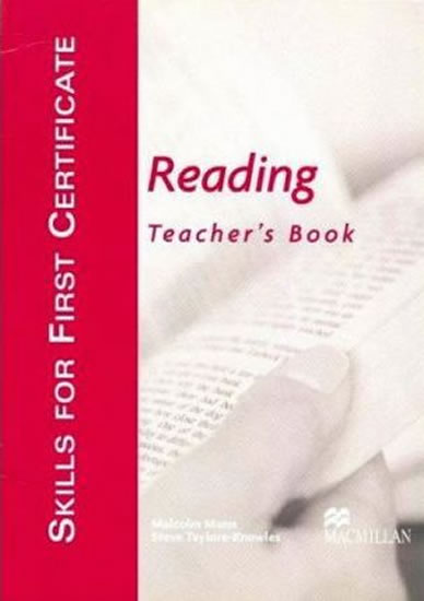 Obrázok Skills for First Certificate Reading Teacher Book