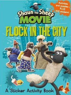 Obrázok Shaun the Sheep Movie - Flock in the City Sticker Activity Book