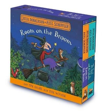 Obrázok Room on the Broom and The Snail and the Whale Board Book Gift Slipcase