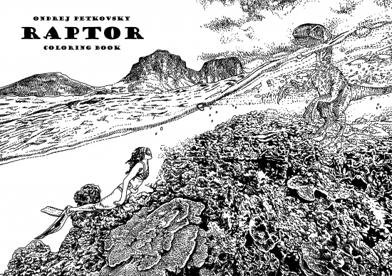 Obrázok Raptor - coloring book