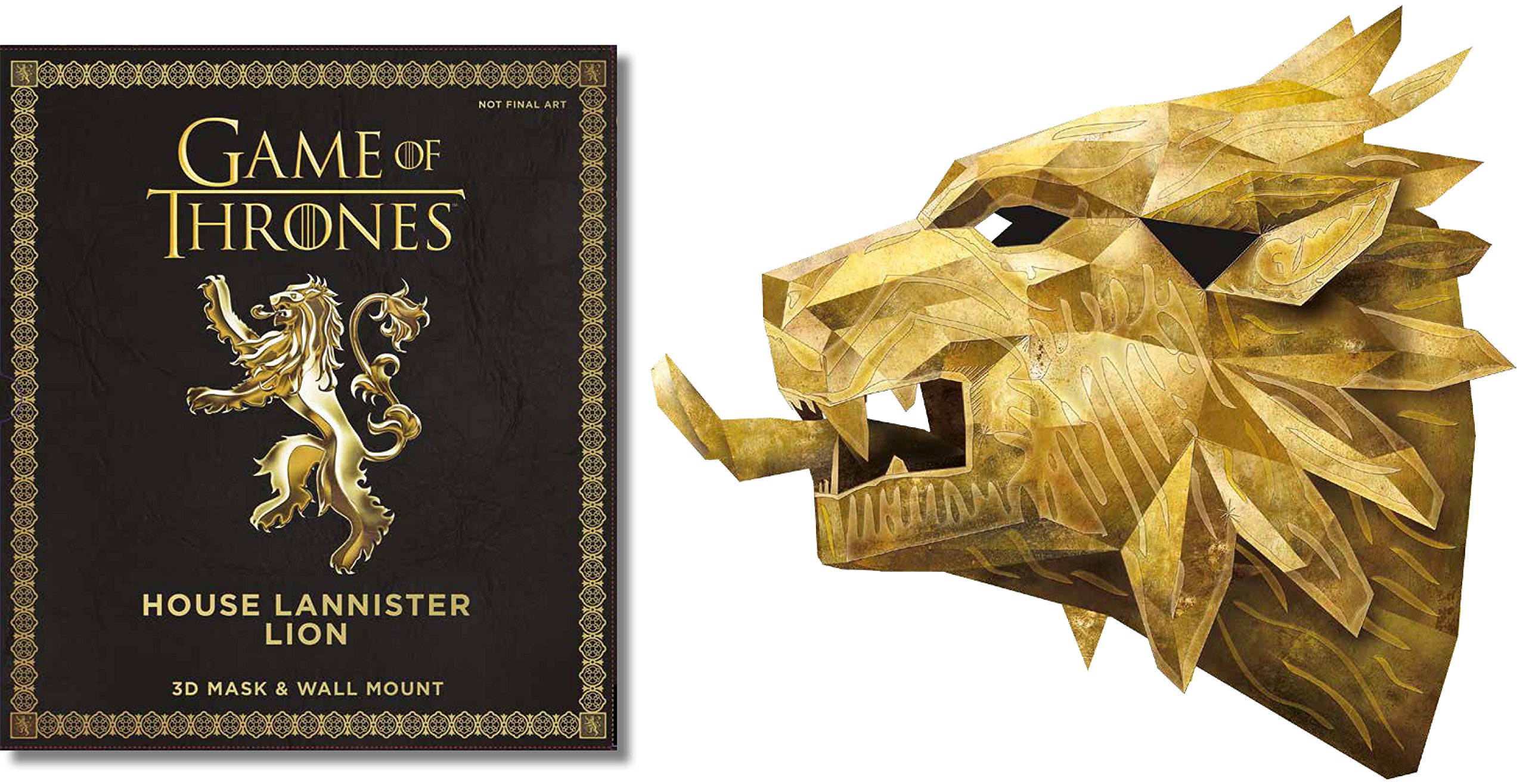 Obrázok Game of Thrones Mask: House Lannister Lion