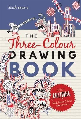 Obrázok Three-Colour Drawing Book : Draw Anything with Red, Blue and Black Ballpoint Pens By: