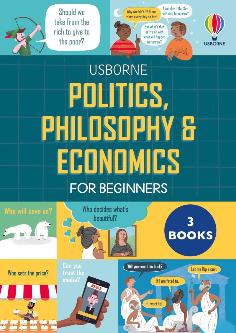 Obrázok Politics, Philosophy And Economics For Beginners Box Set 3 Books