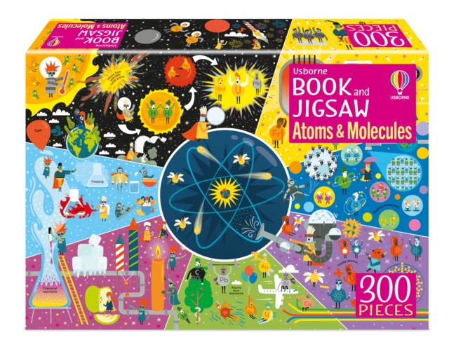 Obrázok Usborne Book and Jigsaw Atoms and Molecules